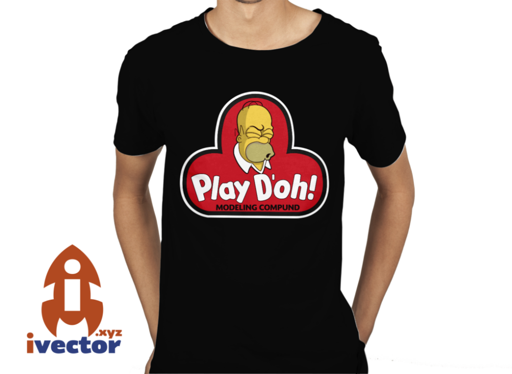 HOMERO-SIMPSON-PLAYDOH-VECTOR-EDITABLE-EPS-PDF-SVG-PLAYERA-5 HOMERO SIMPSON PLAYDOH VECTOR EDITABLE EPS PDF SVG
