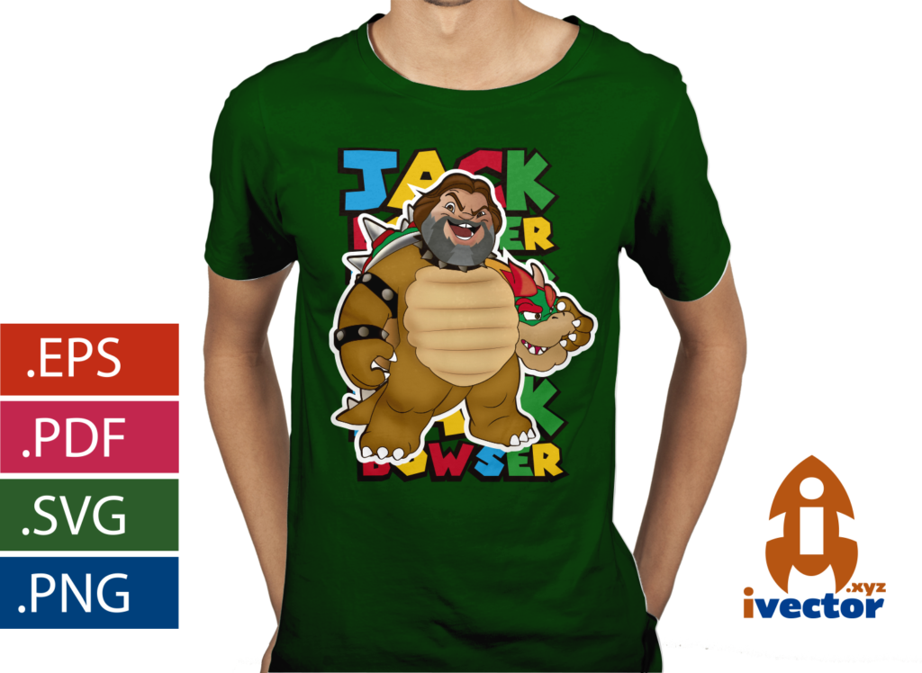 JACK-BLACK-BROWSER-SUPER-MARIO-BROS-VECTOR-EDITABLE-playera5-1-1024x748 JACK BLACK BOWSER SUPER MARIO BROS VECTOR