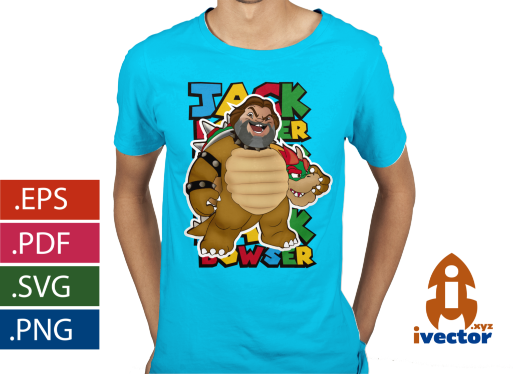 JACK-BLACK-BROWSER-SUPER-MARIO-BROS-VECTOR-EDITABLE-playera6-1024x748 JACK BLACK BOWSER SUPER MARIO BROS VECTOR