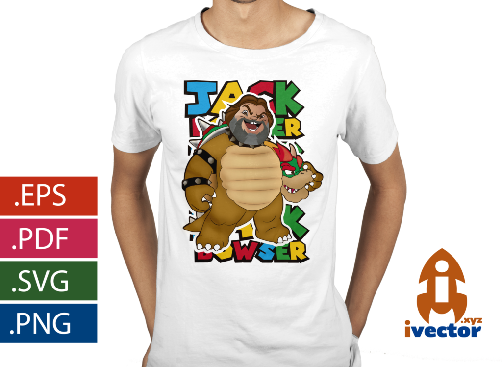 JACK-BLACK-BROWSER-SUPER-MARIO-BROS-VECTOR-EDITABLE-playera9-1024x748 JACK BLACK BOWSER SUPER MARIO BROS VECTOR
