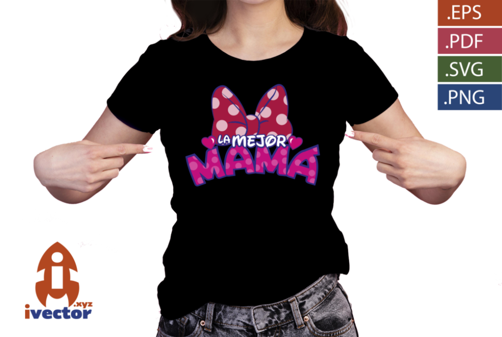 LA-MEJOR-MAMA-MINNIE-MOUSE-DISNEY-VECTOR-EDITABLE-EPS-PDF-PLAYERA5 LA MEJOR MAMÁ MINNIE MOUSE DISNEY VECTOR