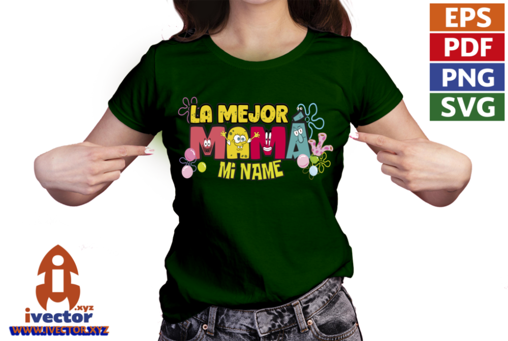 LA-MEJOR-MAMA-NOMBRE-EPS-PDF-VECTOR-BOB-ESPONJA-P3 LA MEJOR MAMA NOMBRE EPS PDF VECTOR BOB ESPONJA