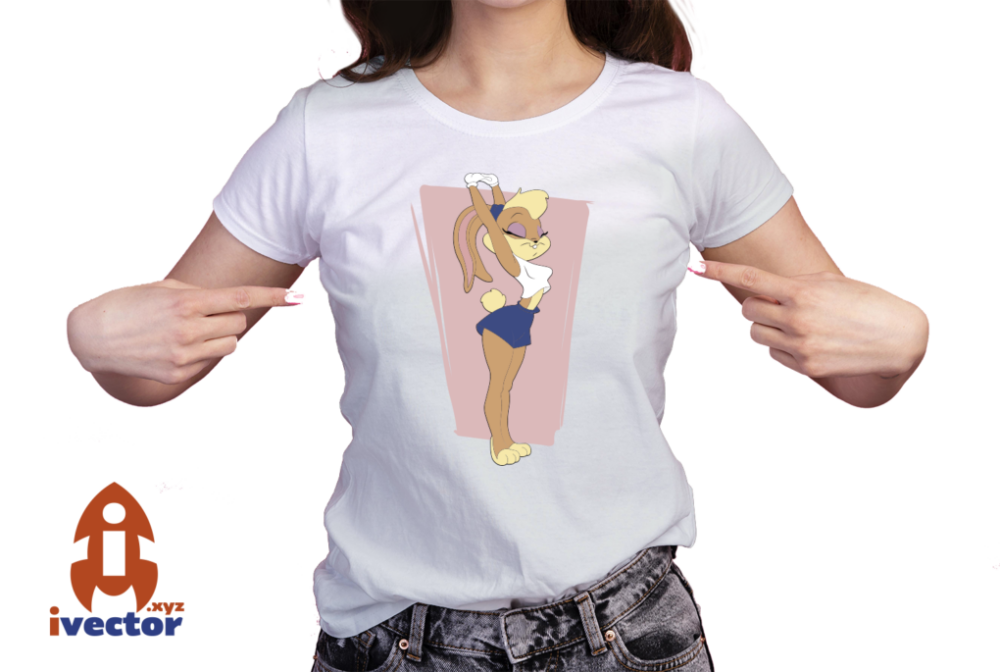 LOLA-BUNNY-VECTOR-EDITABLE-EPS-PDF-01-PLAYERA1 LOLA BUNNY VECTOR EDITABLE EPS PDF