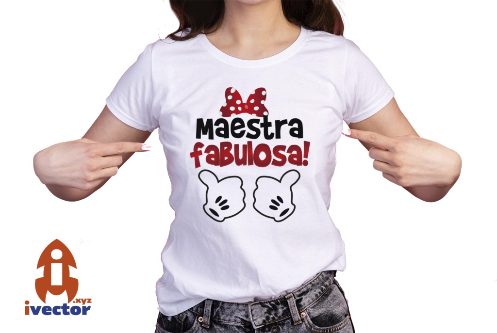 MAESTRA-FABULOSA-MINNIE-MOUSE-VECTOR-EPS-PDF-EDITABLE-01-PLAYERA1-1024x687 MAESTRA FABULOSA MINNIE MOUSE VECTOR EPS PDF EDITABLE