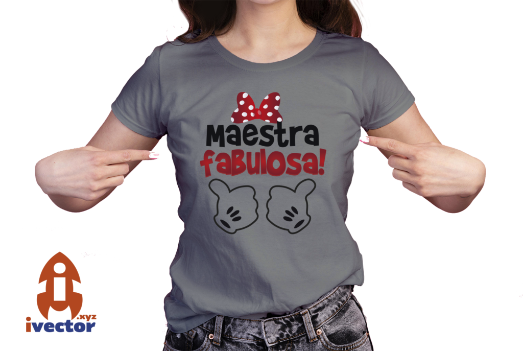 MAESTRA-FABULOSA-MINNIE-MOUSE-VECTOR-EPS-PDF-EDITABLE-01-PLAYERA2-1024x687 MAESTRA FABULOSA MINNIE MOUSE VECTOR EPS PDF EDITABLE