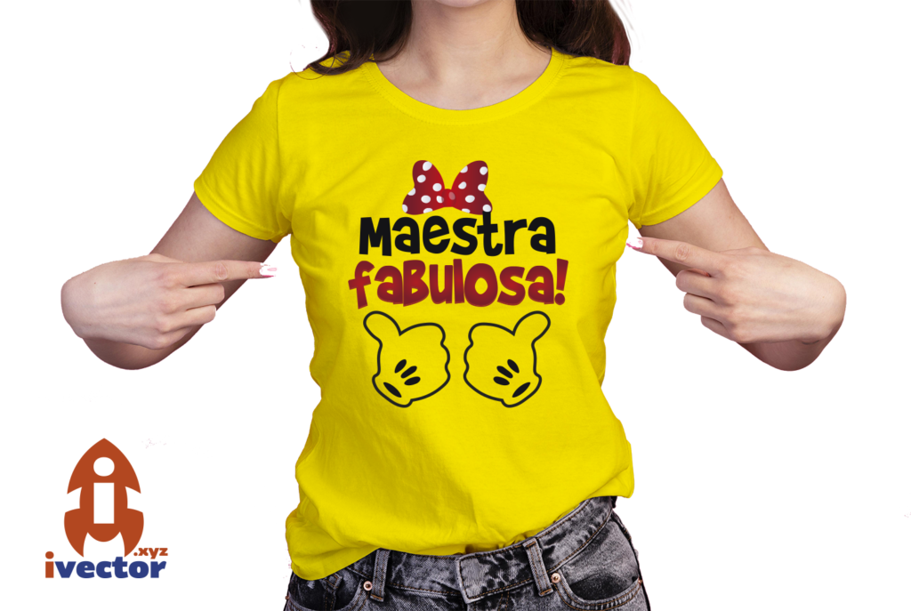 MAESTRA-FABULOSA-MINNIE-MOUSE-VECTOR-EPS-PDF-EDITABLE-01-PLAYERA3-1024x687 MAESTRA FABULOSA MINNIE MOUSE VECTOR EPS PDF EDITABLE