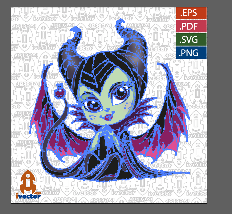 MALEFICA-VECTOR-EDITABLE-EPS-PDF MALEFICA VECTOR EDITABLE EPS PDF