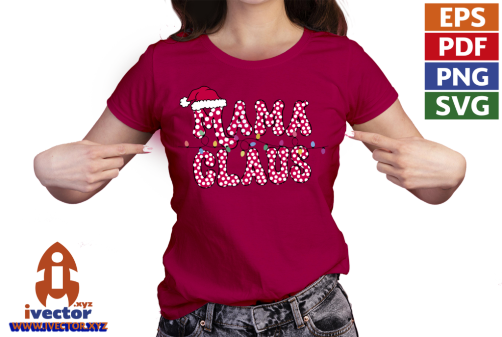 MAMA-CLAUS-VECTOR-EDITABLE-EPS-PDF-01-playera4 MAMA CLAUS VECTOR EDITABLE EPS PDF