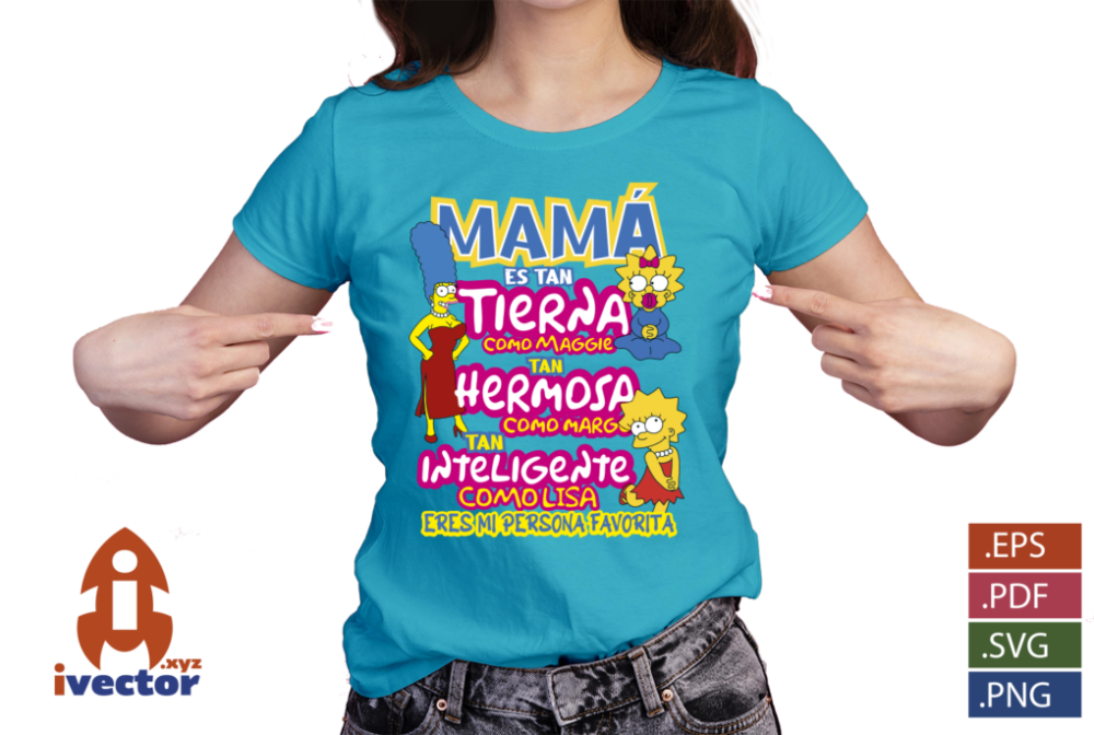 MAMA-ES-TAN-INTELIGENTE-COMO-SIMPSON-VECTOR-EPS-PDF-SVG_playera1 MAMA ES TAN INTELIGENTE COMO SIMPSON VECTOR