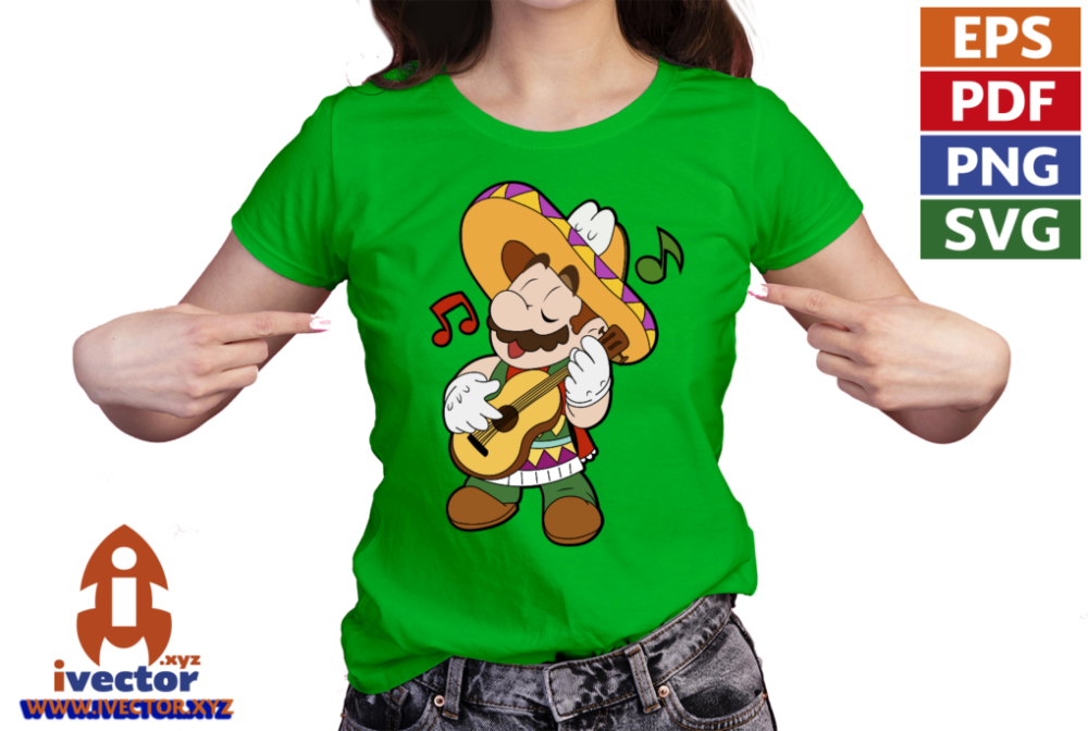 MARIO-BROS-EDITABLE-MEXICANO-EPS-PDF-SVG-VECTOR-01-PLAYERA4 MARIO BROS EDITABLE MEXICANO EPS PDF SVG VECTOR