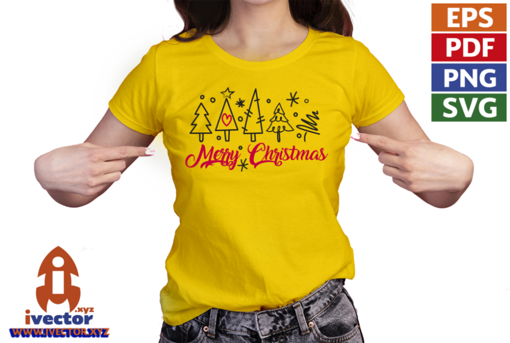 MERRY-CHRISTMAS-PINOS-VECTOR-EDITABLE-EPS-PDF-01-PLAYERA7 MERRY CHRISTMAS PINOS VECTOR EDITABLE EPS PDF