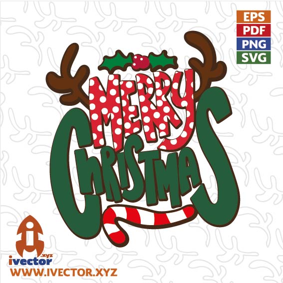 MERRY-CHRISTMAS-RENO-VECTOR-EDITABLE-EPS-PDF-SVG-01 MERRY CHRISTMAS RENO VECTOR EDITABLE EPS PDF SVG