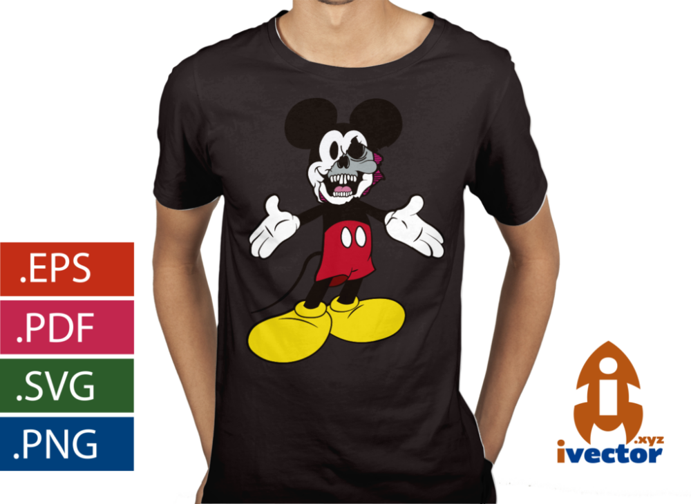 MICKEY-CALAVERA-VECTOR-EPS-PDF-SVG-EDITABLE_playera4-3 MICKEY CALAVERA VECTOR EPS PDF SVG EDITABLE