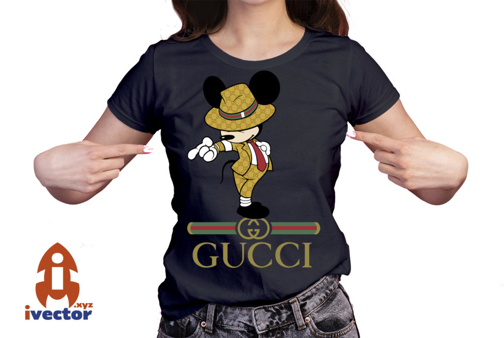 Mickey Gucci Style Logo PNG Vector (AI) Free Download