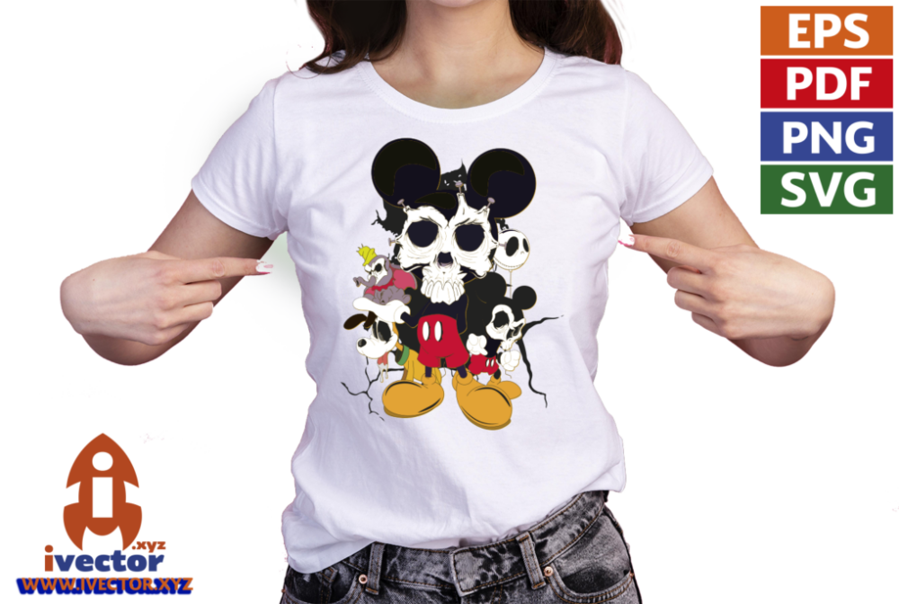 MICKEY-MOUSE-CALAVERA-VECTOR-EDITABLE-EPS-PDF-EDITABLE-PLAYERA1 MICKEY MOUSE CALAVERA VECTOR EDITABLE EPS PDF EDITABLE
