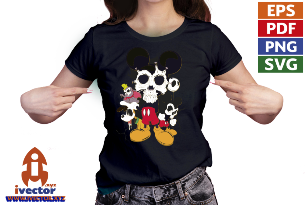 MICKEY-MOUSE-CALAVERA-VECTOR-EDITABLE-EPS-PDF-EDITABLE-PLAYERA3 MICKEY MOUSE CALAVERA VECTOR EDITABLE EPS PDF EDITABLE