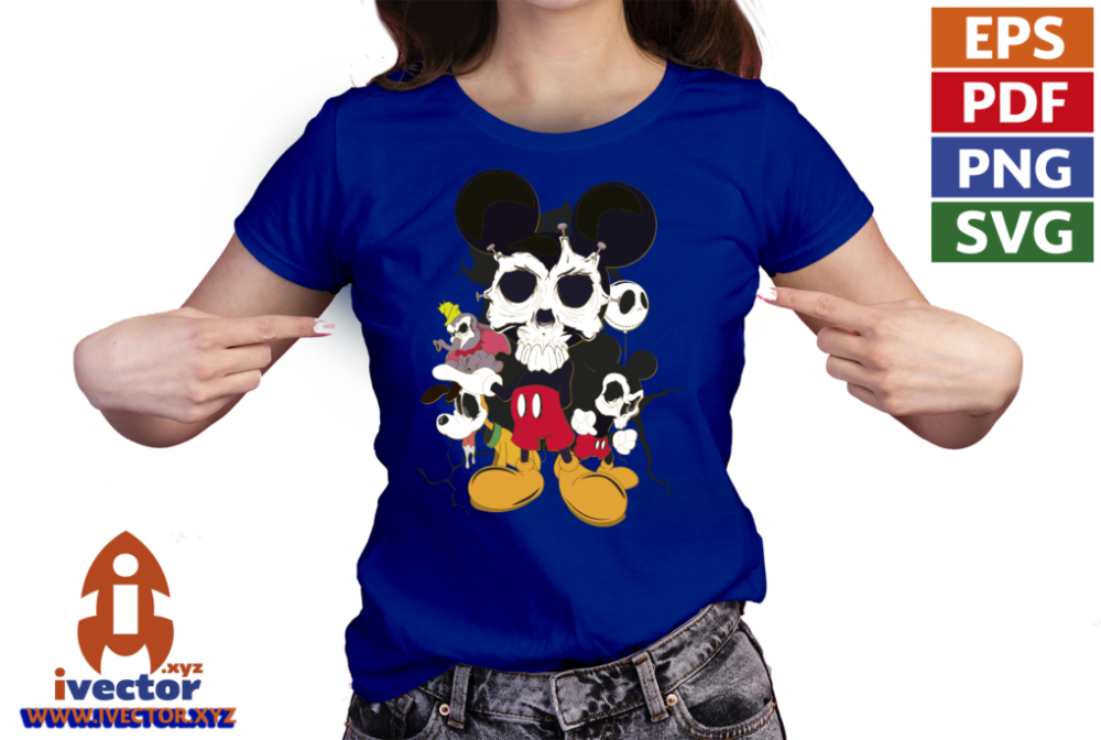 MICKEY-MOUSE-CALAVERA-VECTOR-EDITABLE-EPS-PDF-EDITABLE-PLAYERA6 MICKEY MOUSE CALAVERA VECTOR EDITABLE EPS PDF EDITABLE