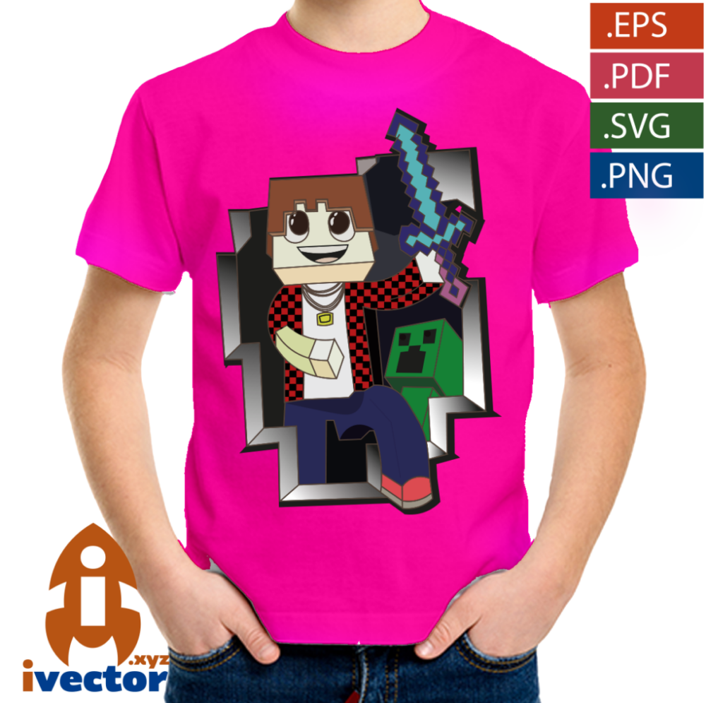 MINEGRAFT-VECTOR-EDITABLE-EPS-PDF-01-P1 MINECRAFT VECTOR EDITABLE EPS PDF