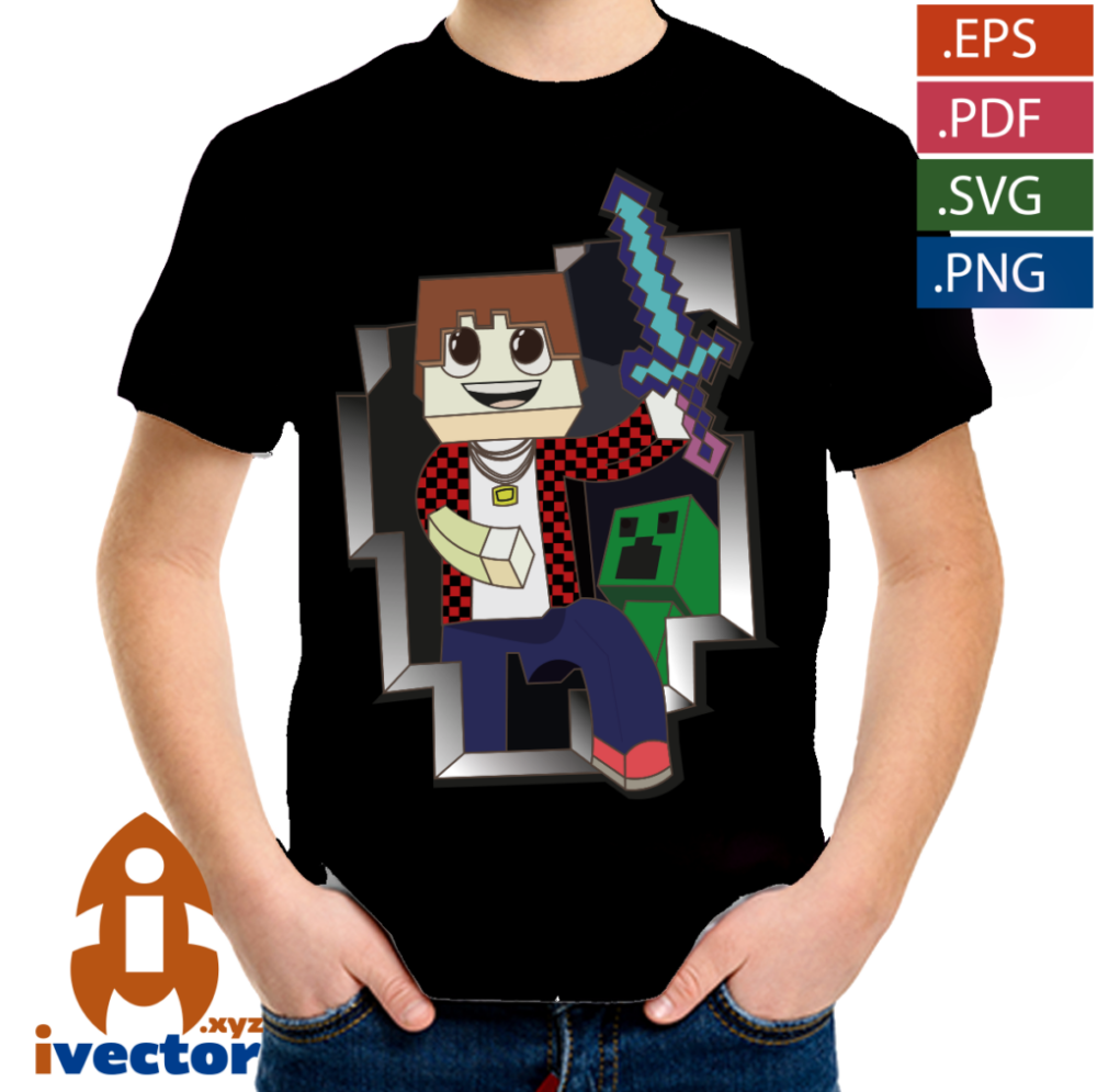 MINEGRAFT-VECTOR-EDITABLE-EPS-PDF-01-P2 MINECRAFT VECTOR EDITABLE EPS PDF