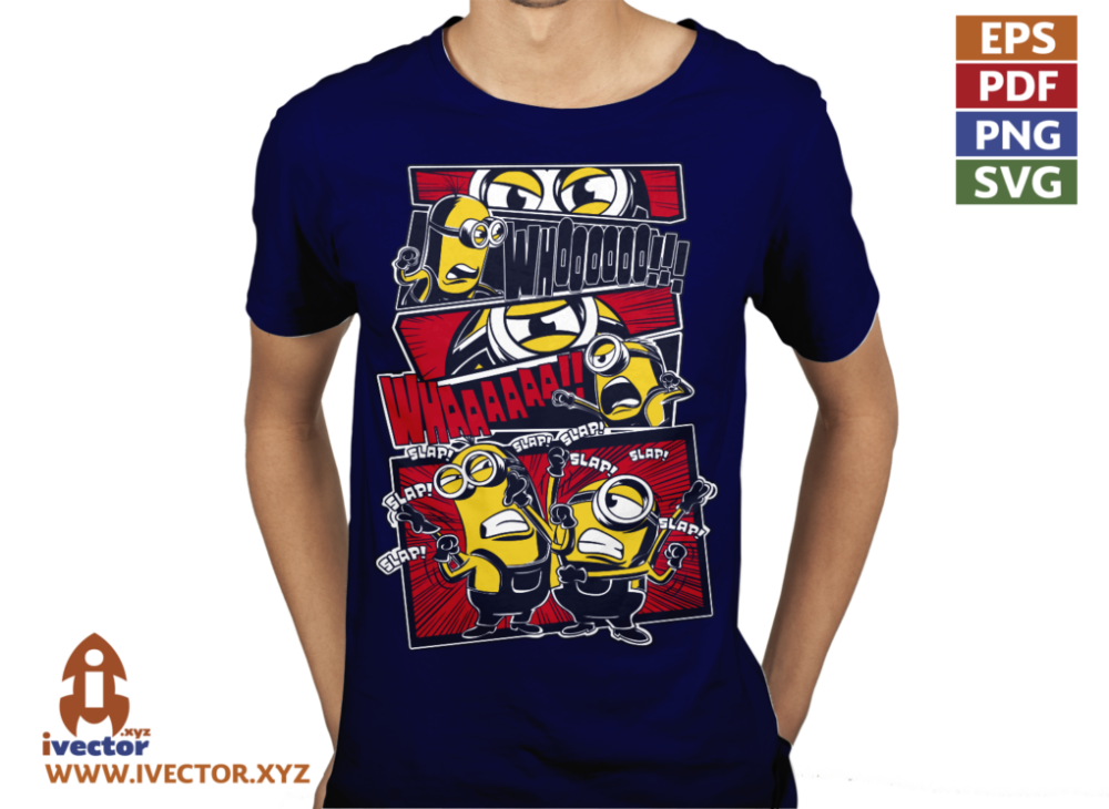 MINIONS-COMIC-VECTOR-EDITABLE-EPS-PDF-01-p1 MINIONS COMIC VECTOR EDITABLE EPS PDF