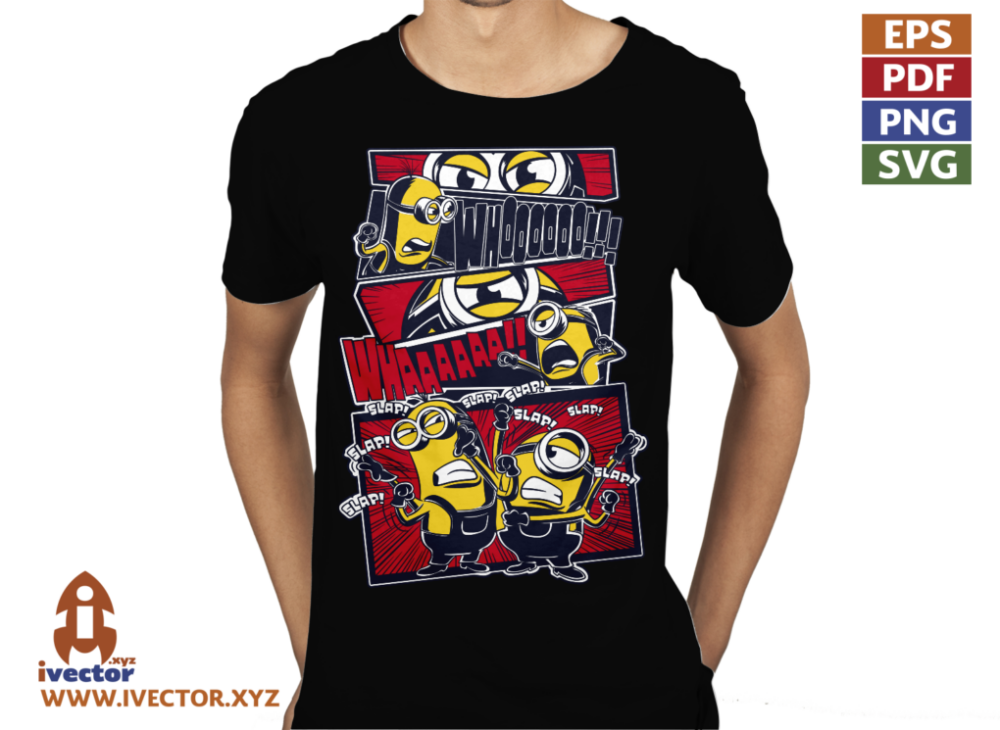 MINIONS-COMIC-VECTOR-EDITABLE-EPS-PDF-01-p2 MINIONS COMIC VECTOR EDITABLE EPS PDF