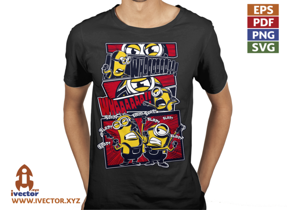 MINIONS-COMIC-VECTOR-EDITABLE-EPS-PDF-01-p4 MINIONS COMIC VECTOR EDITABLE EPS PDF
