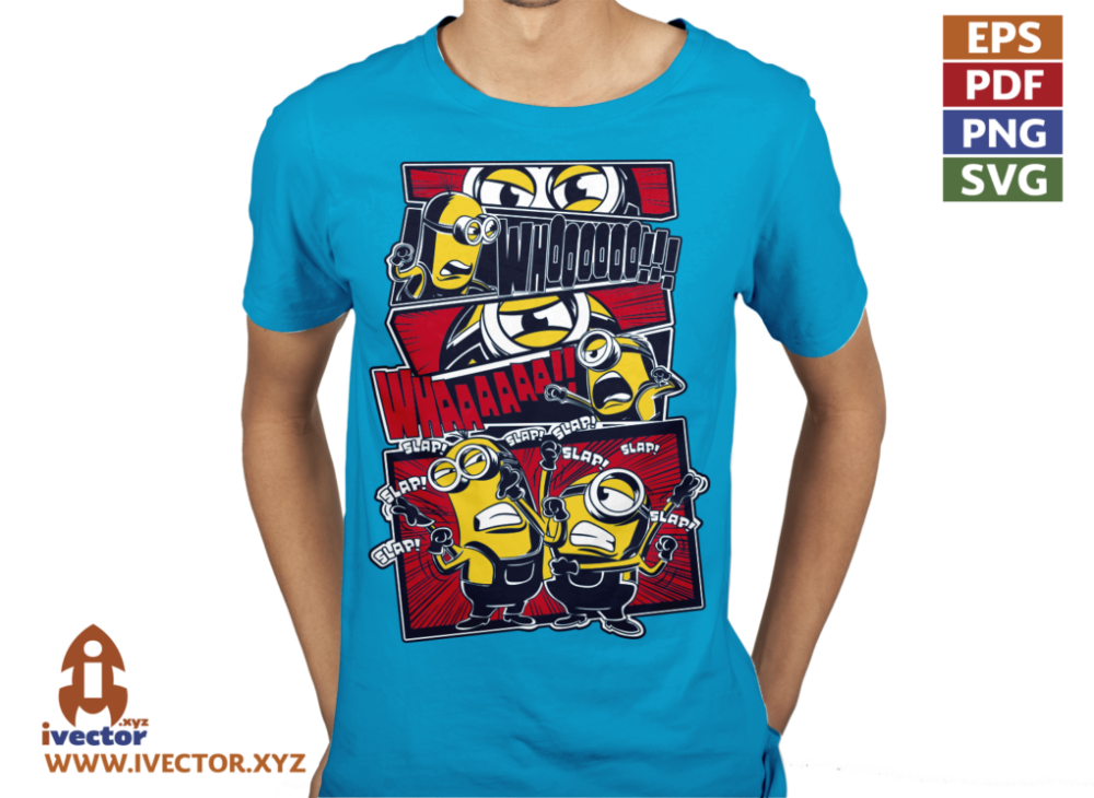 MINIONS-COMIC-VECTOR-EDITABLE-EPS-PDF-01-p6 MINIONS COMIC VECTOR EDITABLE EPS PDF