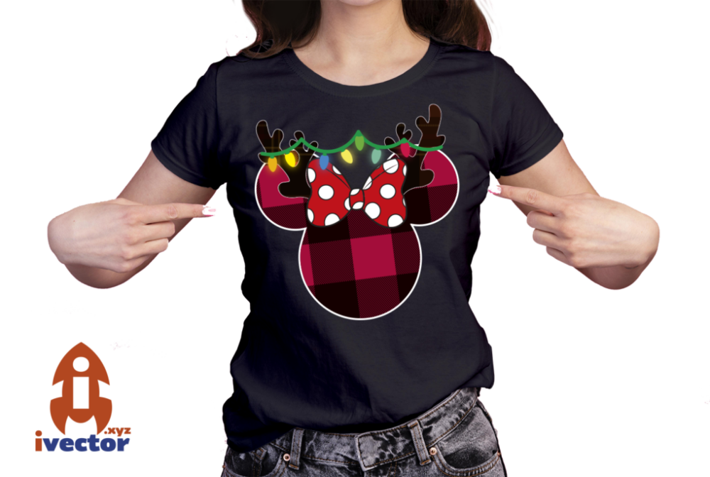 MINNIE-MOUSE-NAVIDENO-VECTOR-EDITABLE-EPS-PDF-RENO-01-PLAYERA3 MINNIE MOUSE NAVIDEÑO VECTOR EDITABLE EPS PDF RENO