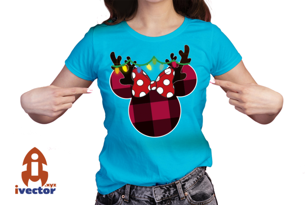 MINNIE-MOUSE-NAVIDENO-VECTOR-EDITABLE-EPS-PDF-RENO-01-PLAYERA6 MINNIE MOUSE NAVIDEÑO VECTOR EDITABLE EPS PDF RENO
