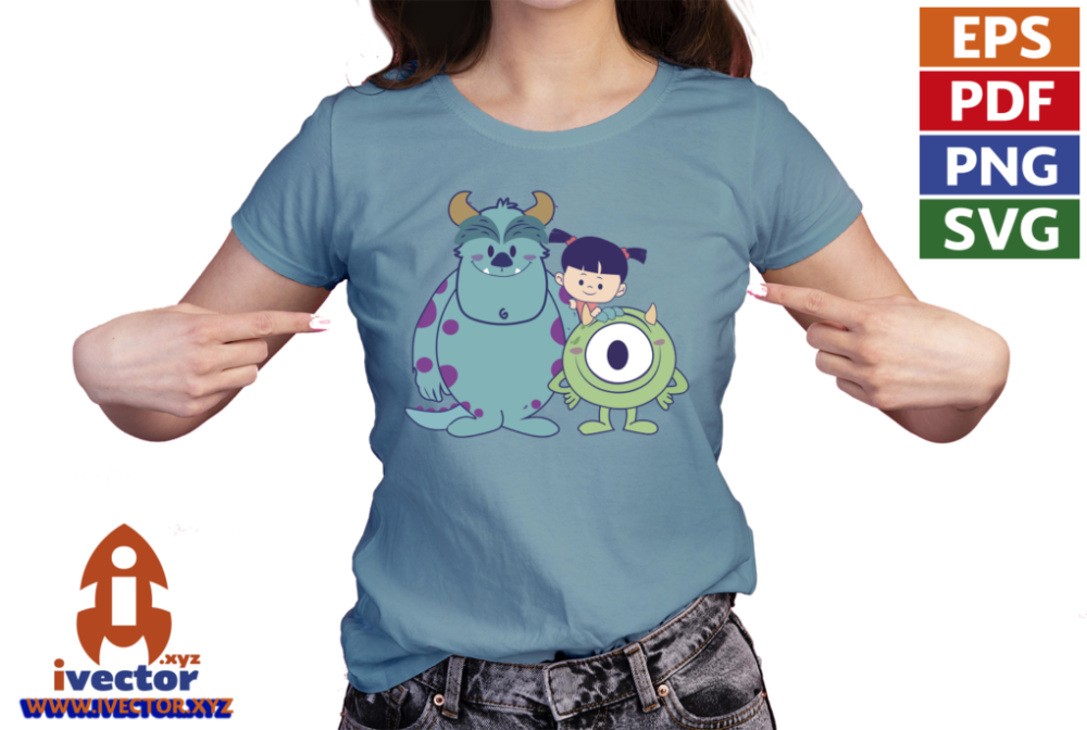 MONSTER-INC-PERSONAJES-CHIBI-VECTOR-EPS-PDF-EDITABLE-SVG-01-PLAYERA2 MONSTER INC PERSONAJES CHIBI VECTOR EPS PDF SVG