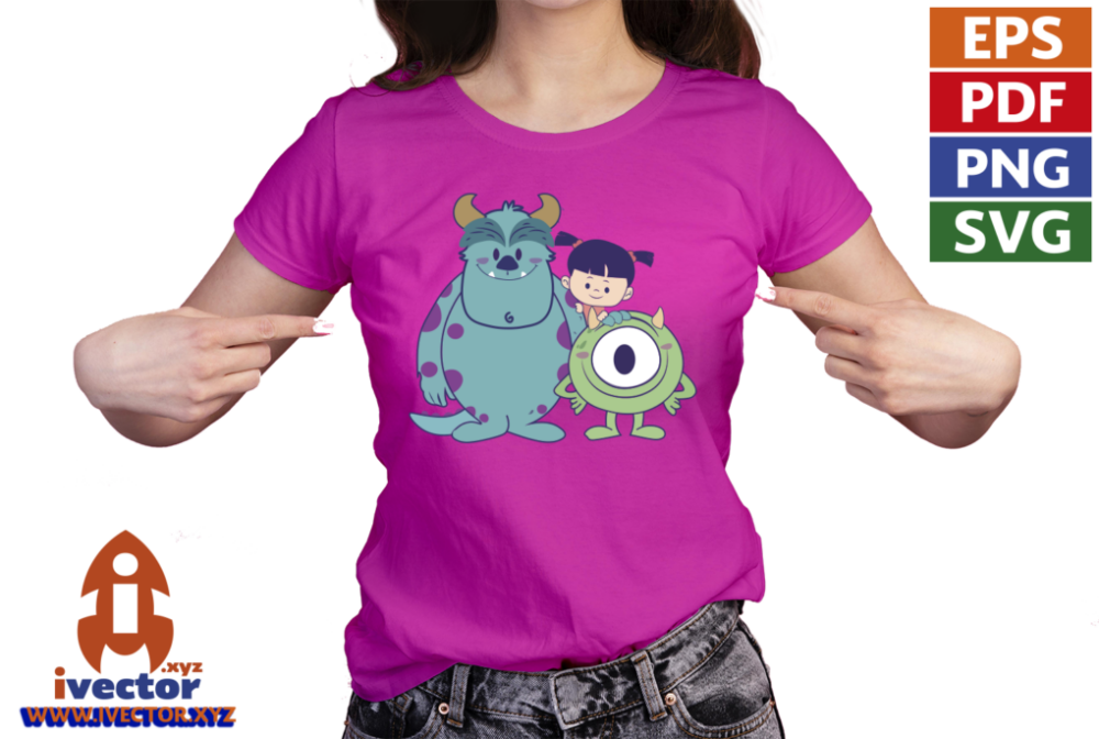 MONSTER-INC-PERSONAJES-CHIBI-VECTOR-EPS-PDF-EDITABLE-SVG-01-PLAYERA5 MONSTER INC PERSONAJES CHIBI VECTOR EPS PDF SVG