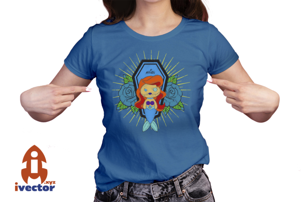 MUNECA-BORDADA-ARIEL-PRINCESA-DISNEY-SARCOFAGO-VECTOR-EDITABLE-01-PLAYERA3 MUÑECA BORDADA ARIEL PRINCESA DISNEY VECTOR