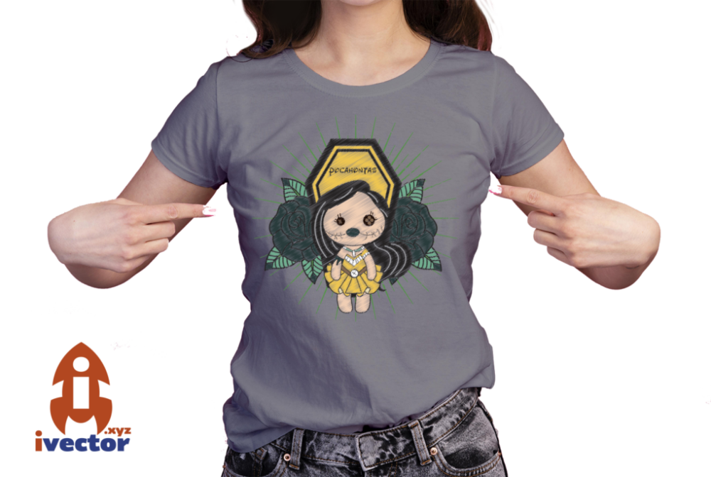 MUNECA-BORDADA-POCAHONTAS-PRINCESA-DISNEY-SARCOFAGO-VECTOR-EDITABLE-01-playera2 MUÑECA BORDADA POCAHONTAS PRINCESA DISNEY  VECTOR