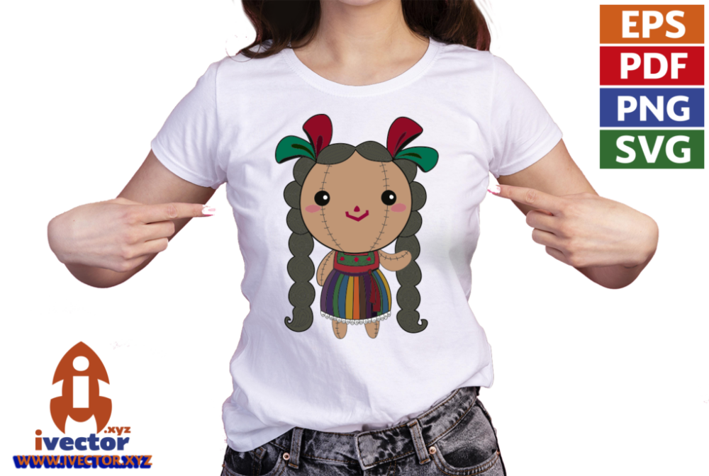 MUNECA-MEXICANA-COLORIDA-VECTOR-EDITABLE-EPS-PDF-SVG-01-PLAYERA1 MUÑECA MEXICANA COLORIDA VECTOR EDITABLE EPS PDF SVG