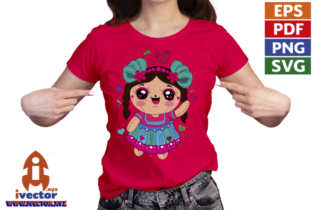 MUNECA-MEXICANA-CORAZONES-VECTOR-EPS-PDF-EDITABLE-01-PLAYERA8 MUÑECA MEXICANA CORAZONES VECTOR EPS PDF EDITABLE