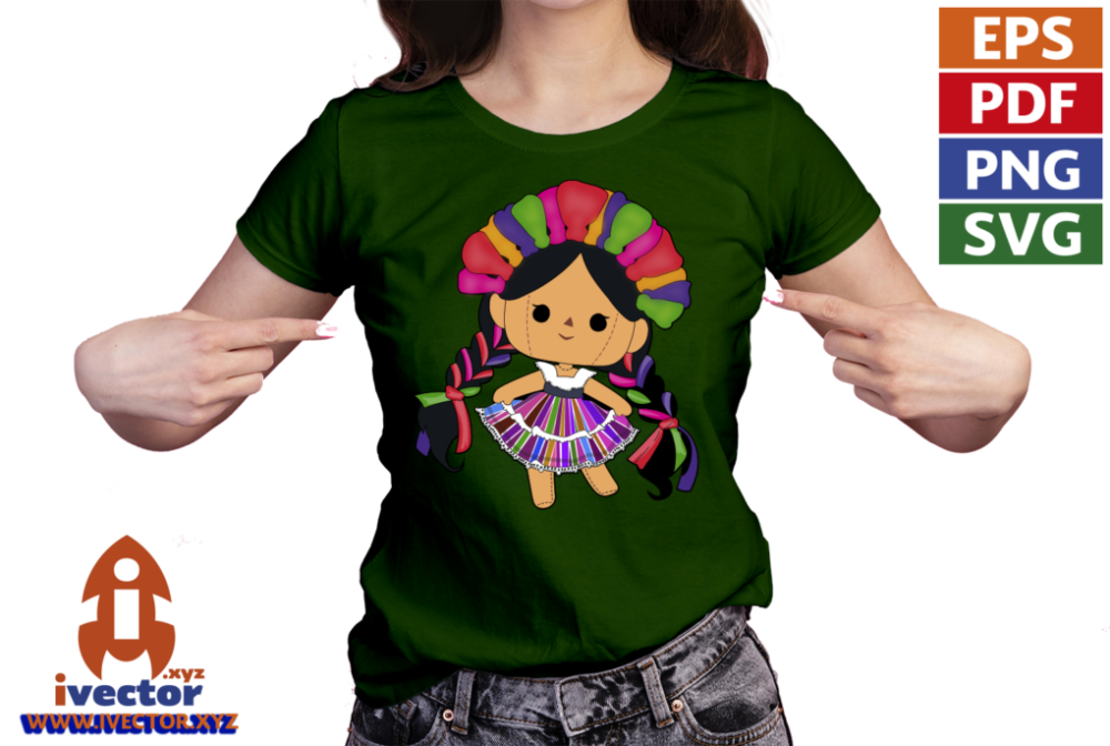 MUNECA-MEXICANA-FUNKO-COLORIDA-VECTOR-EPS-PDF-EDITABLE-01-playera6 MUÑECA MEXICANA FUNKO COLORIDA VECTOR EPS PDF EDITABLE