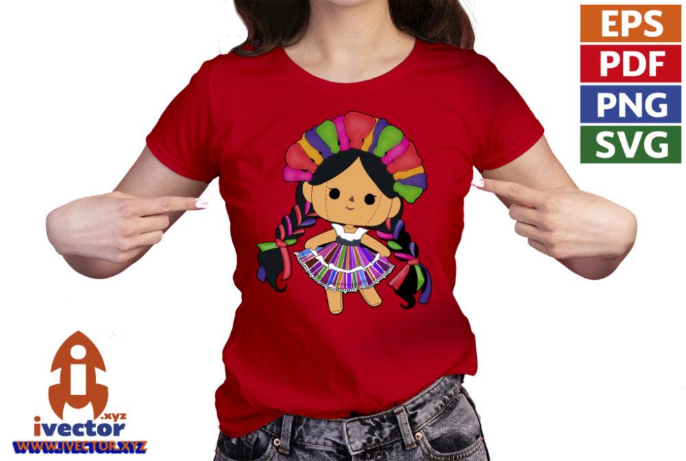 MUNECA-MEXICANA-FUNKO-COLORIDA-VECTOR-EPS-PDF-EDITABLE-01-playera7 MUÑECA MEXICANA FUNKO COLORIDA VECTOR EPS PDF EDITABLE