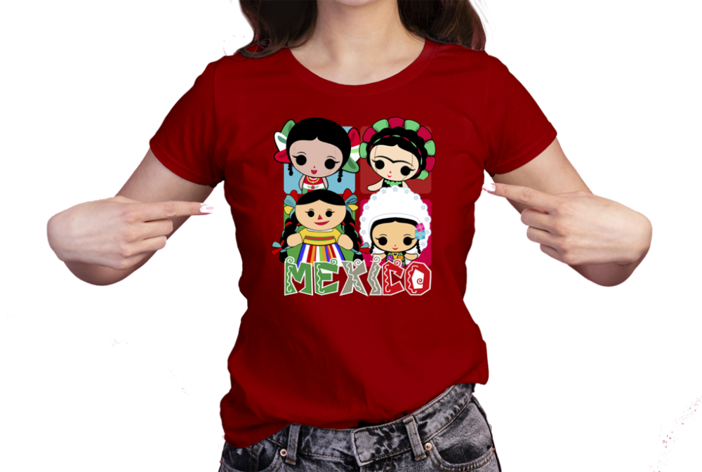 MUNECA-MEXICANA-RECUADROS-COLORIDOS-VECTOR-PLAYERA6 MUÑECA MEXICANA FIESTAS PATRIAS VECTOR COLORIDO EPS PDF