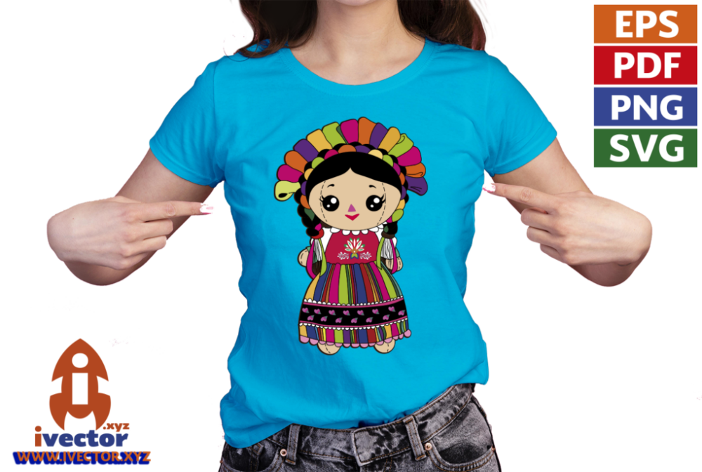 MUNECA-TRAPO-MEXICANA-FIESTAS-PATRIAS-VECTOR-EDITABLE-EPS-PDF-SVG-01-playera4 MUÑECA MEXICANA FIESTAS PATRIAS VECTOR EPS PDF SVG