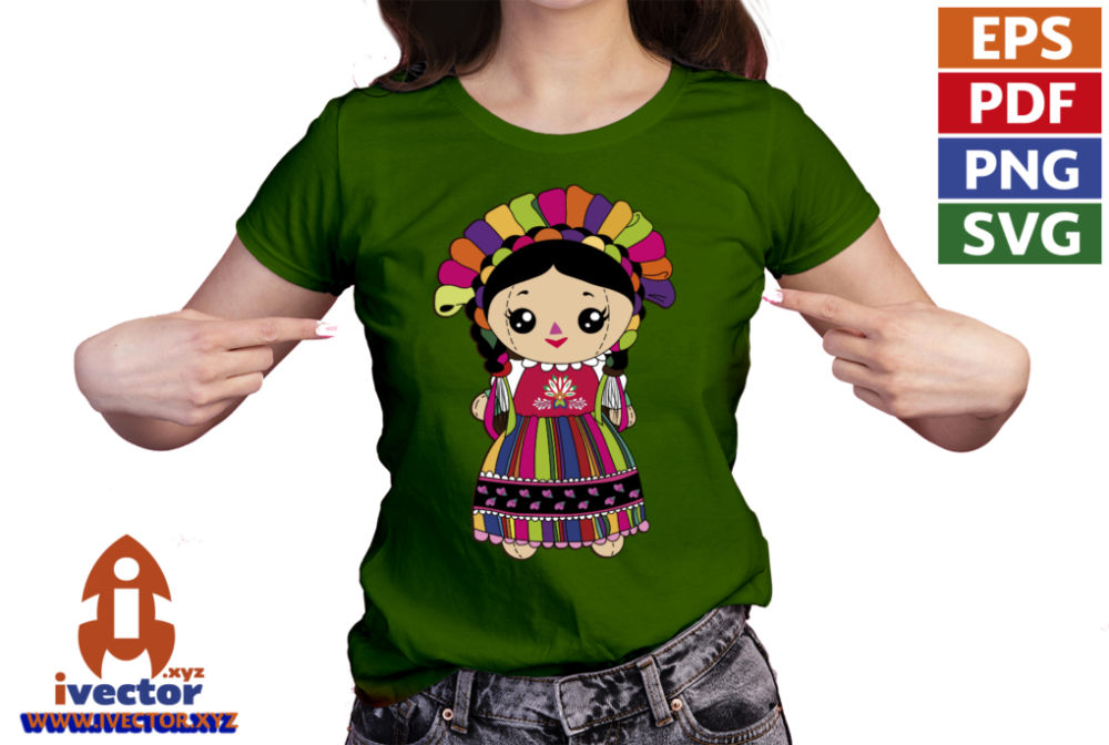 MUNECA-TRAPO-MEXICANA-FIESTAS-PATRIAS-VECTOR-EDITABLE-EPS-PDF-SVG-01-playera7 MUÑECA MEXICANA FIESTAS PATRIAS VECTOR EPS PDF SVG
