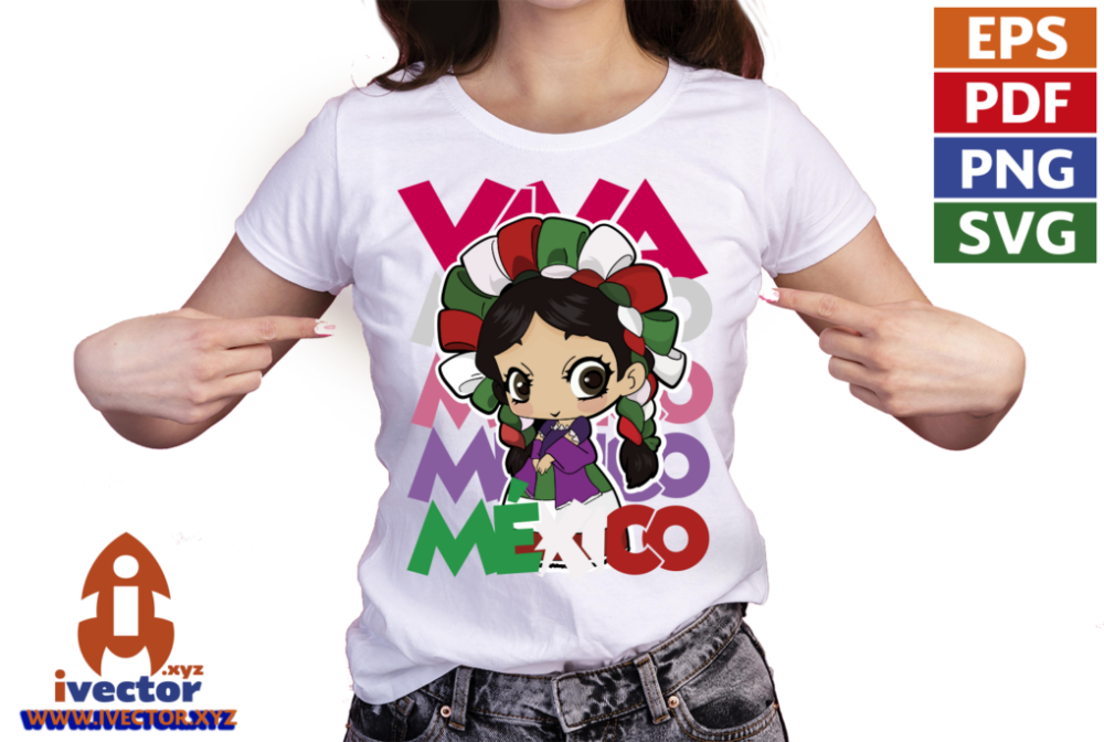MUNEQUITA-VIVA-MEXICO-VECTOR-EDITABLE-01-P3 MUÑEQUITA VIVA MEXICO VECTOR EDITABLE