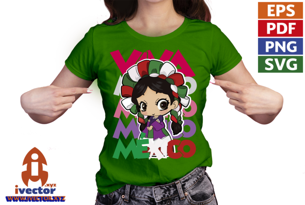 MUNEQUITA-VIVA-MEXICO-VECTOR-EDITABLE-01-P4 MUÑEQUITA VIVA MEXICO VECTOR EDITABLE