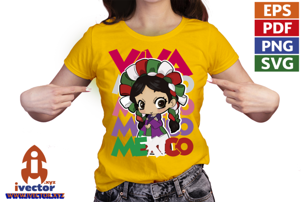 MUNEQUITA-VIVA-MEXICO-VECTOR-EDITABLE-01-P7 MUÑEQUITA VIVA MEXICO VECTOR EDITABLE