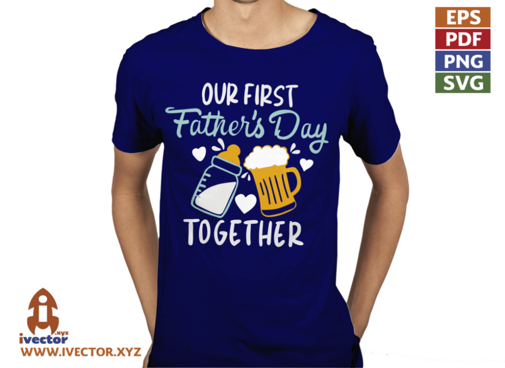 OUR-FIST-FATHERS-DAY-VECTOR-EDITABLE-EPS-PDF-01-P1 OUR FIST FATHERS DAY VECTOR EDITABLE EPS PDF