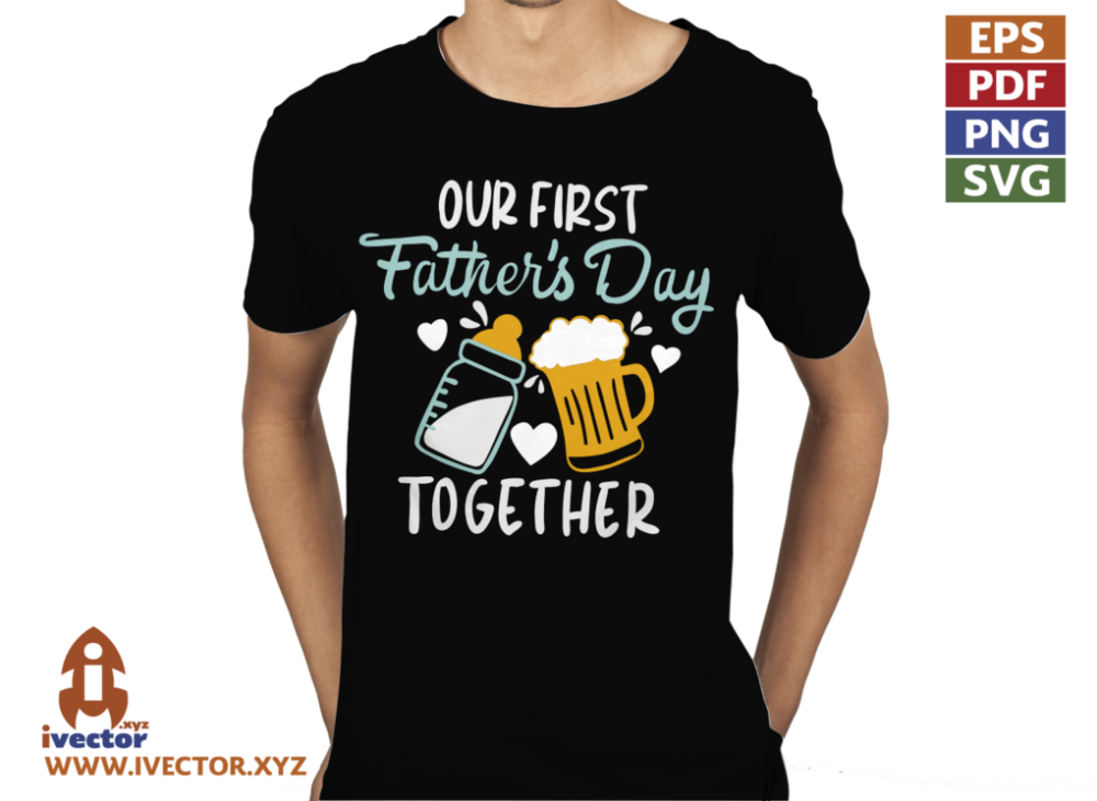 OUR-FIST-FATHERS-DAY-VECTOR-EDITABLE-EPS-PDF-01-P3 OUR FIST FATHERS DAY VECTOR EDITABLE EPS PDF
