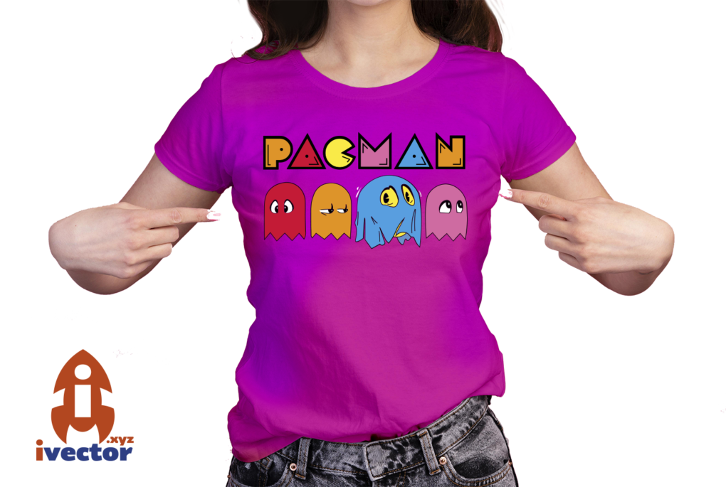 PACMAN-FANTASMAS-VECTOR-EDITABLE-EPS-PDF-01-PLAYERA3 PACMAN FANTASMAS VECTOR EDITABLE EPS PDF