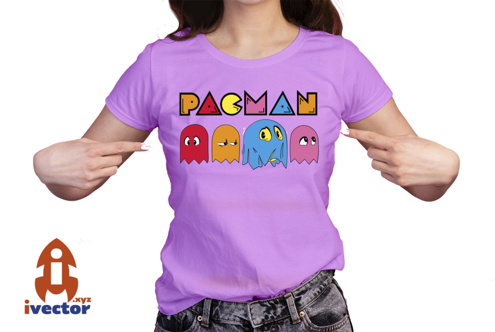 PACMAN-FANTASMAS-VECTOR-EDITABLE-EPS-PDF-01-PLAYERA7 PACMAN FANTASMAS VECTOR EDITABLE EPS PDF