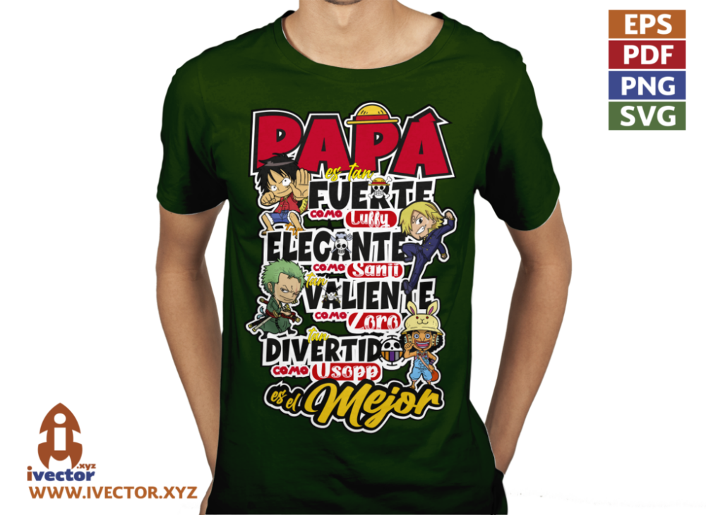 PAPA-ES-COMO-ONE-PIECE-DIA-DEL-PADRE-VECTOR-EDITABLE-p4 PAPÁ ES COMO ONE PIECE DIA DEL PADRE VECTOR EDITABLE