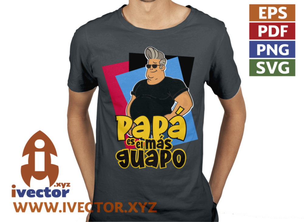 PAPA-ES-EL-MAS-GUAPO-JONNY-BRAVO-VECTOR_p1 PAPA ES EL MAS GUAPO JONNY BRAVO VECTOR