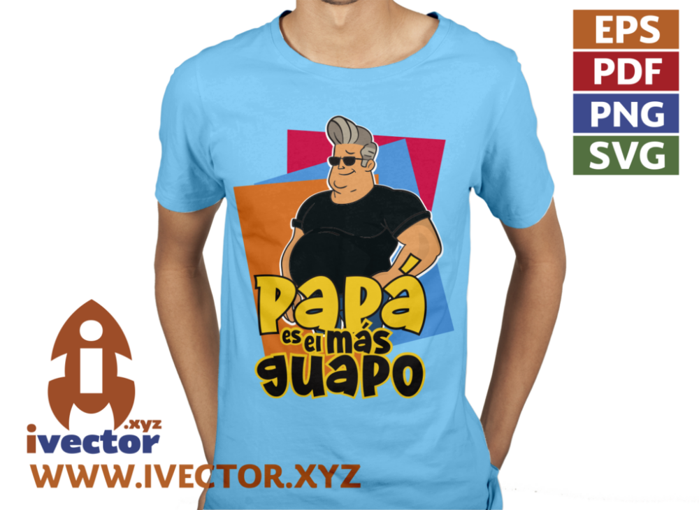 PAPA-ES-EL-MAS-GUAPO-JONNY-BRAVO-VECTOR_p2 PAPA ES EL MAS GUAPO JONNY BRAVO VECTOR